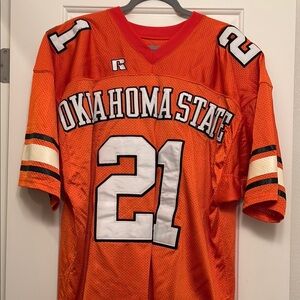 Barry Sanders Oklahoma State Collegiate Legends Jersey Russell Athletic Size 52